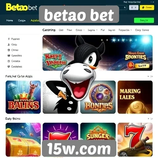 Variedade de jogos disponíveis na betao bet